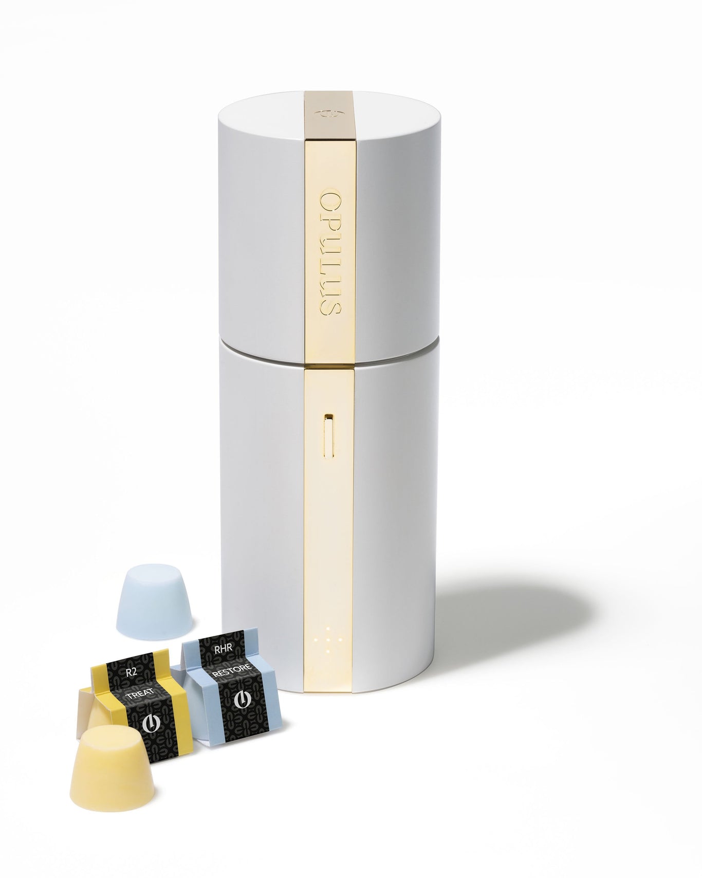 Opulus Activator™ beauty appliance with two Opoule™ Treatments